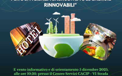Evento informativo e di orientamento Incentivi alle PMI per l’efficienza energetica e le energie rinnovabili” promosso dall’Assessorato dell’Industria della Regione Autonoma della Sardegna