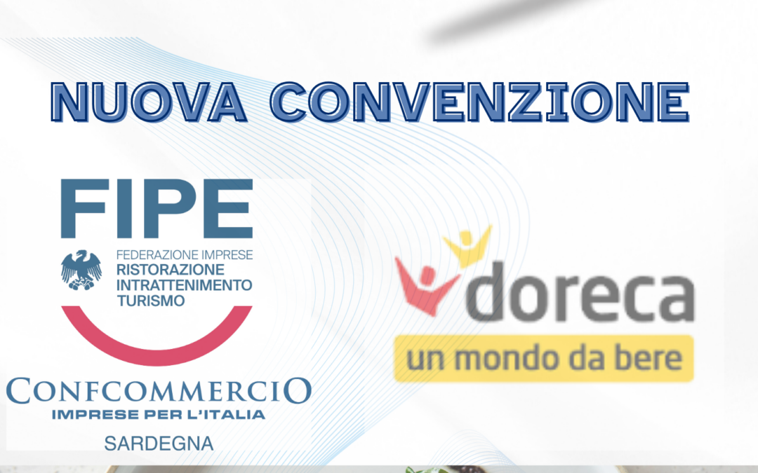 FIPE Sardegna e Doreca Italia: siglata la convenzione 2026 per i Pubblici Esercizi dell’Isola